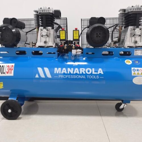 Manarola 200Litre air compressor double pump