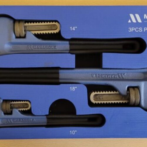Manarola 3 pc pipe wrench set
