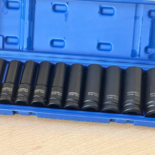 10pcs 1/2″ Air Impact Socket Set 10-24mm