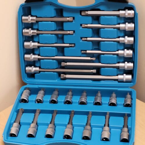 1/2in.Dr 26pc Spline Bit Set