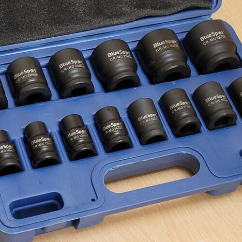 14 PCE 1/2″ METRIC SHALLOW IMPACT SOCKET SET (10-32MM)