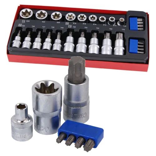 27PC STAR SOCKET & BIT SET