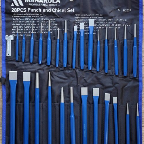 28PCS Industrial Punch and Chisel Set