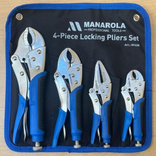 4 Piece Locking Pliers Set