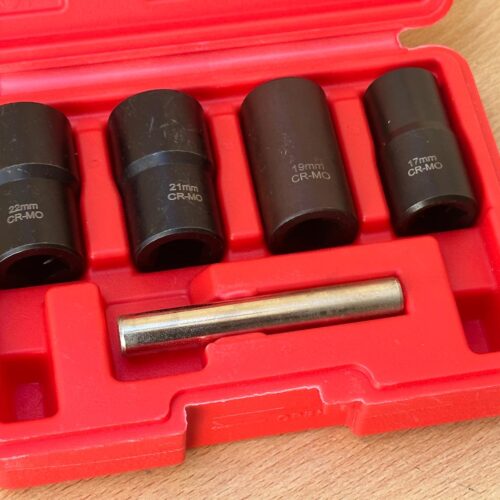 5pc 1/2″ Drive Twist Socket Set