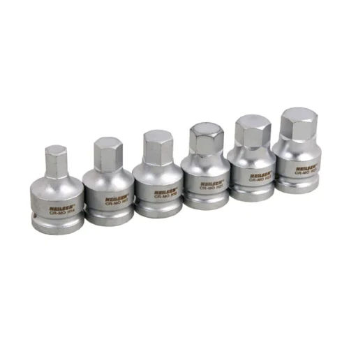 6PC 3/4IN DR HEX BIT SET