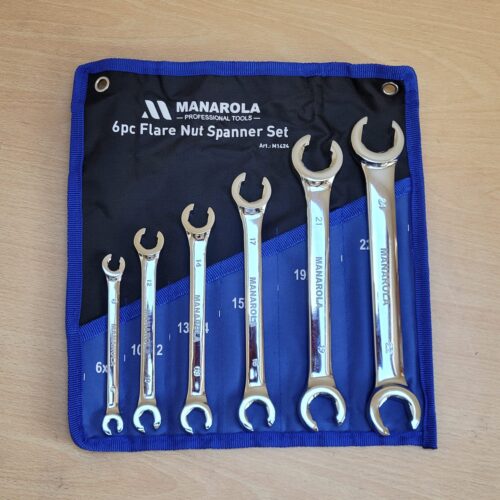 6pc Flare Nut Spanner Set