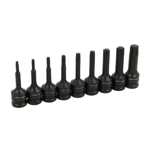 9PC 1/2IN DR IMPACT STAR BIT SET