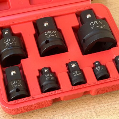 8pc Impact Socket And Impact Adaptors Set